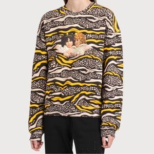 Fiorucci Angel Print Design Sweatshirt Small